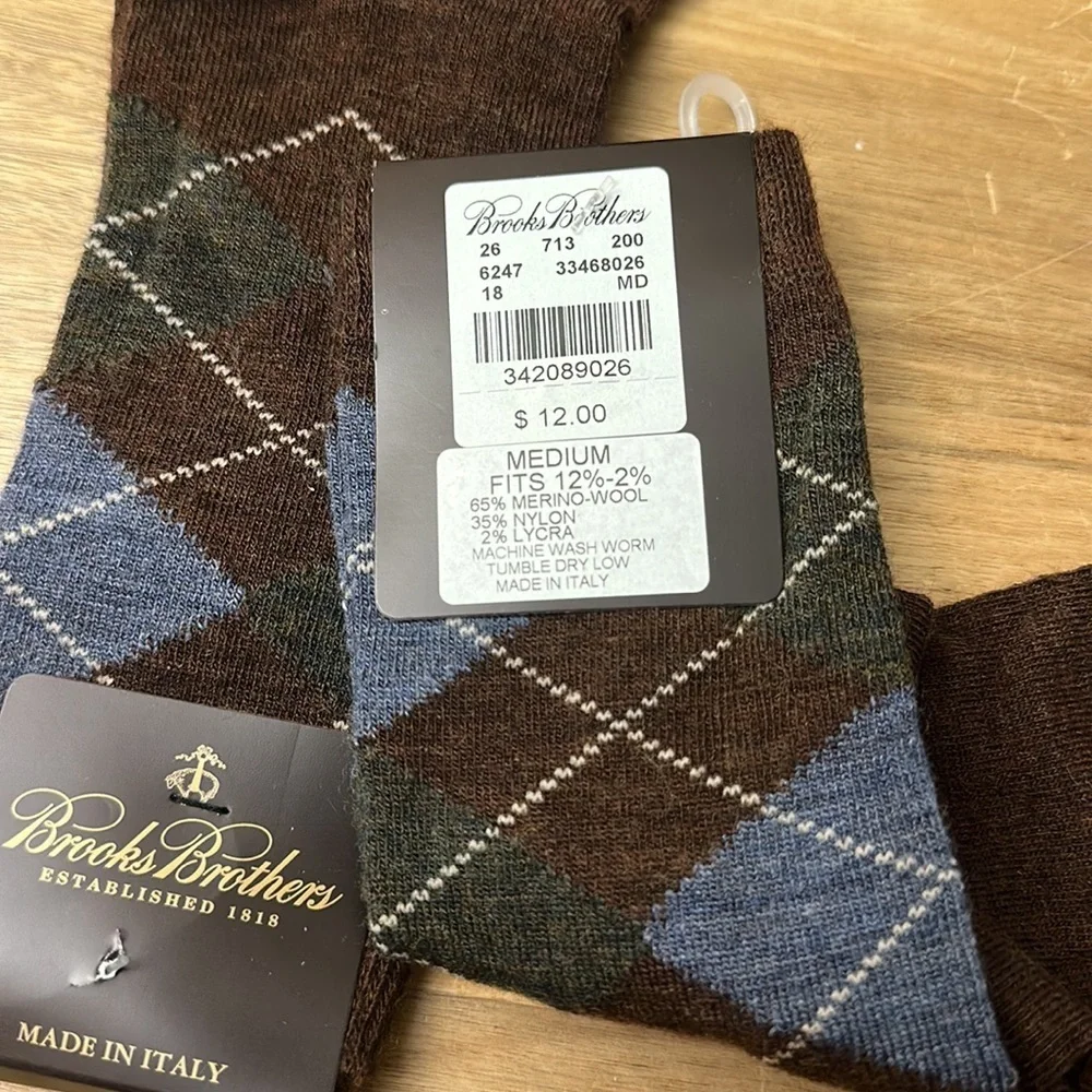BROOKS BROTHERS socks